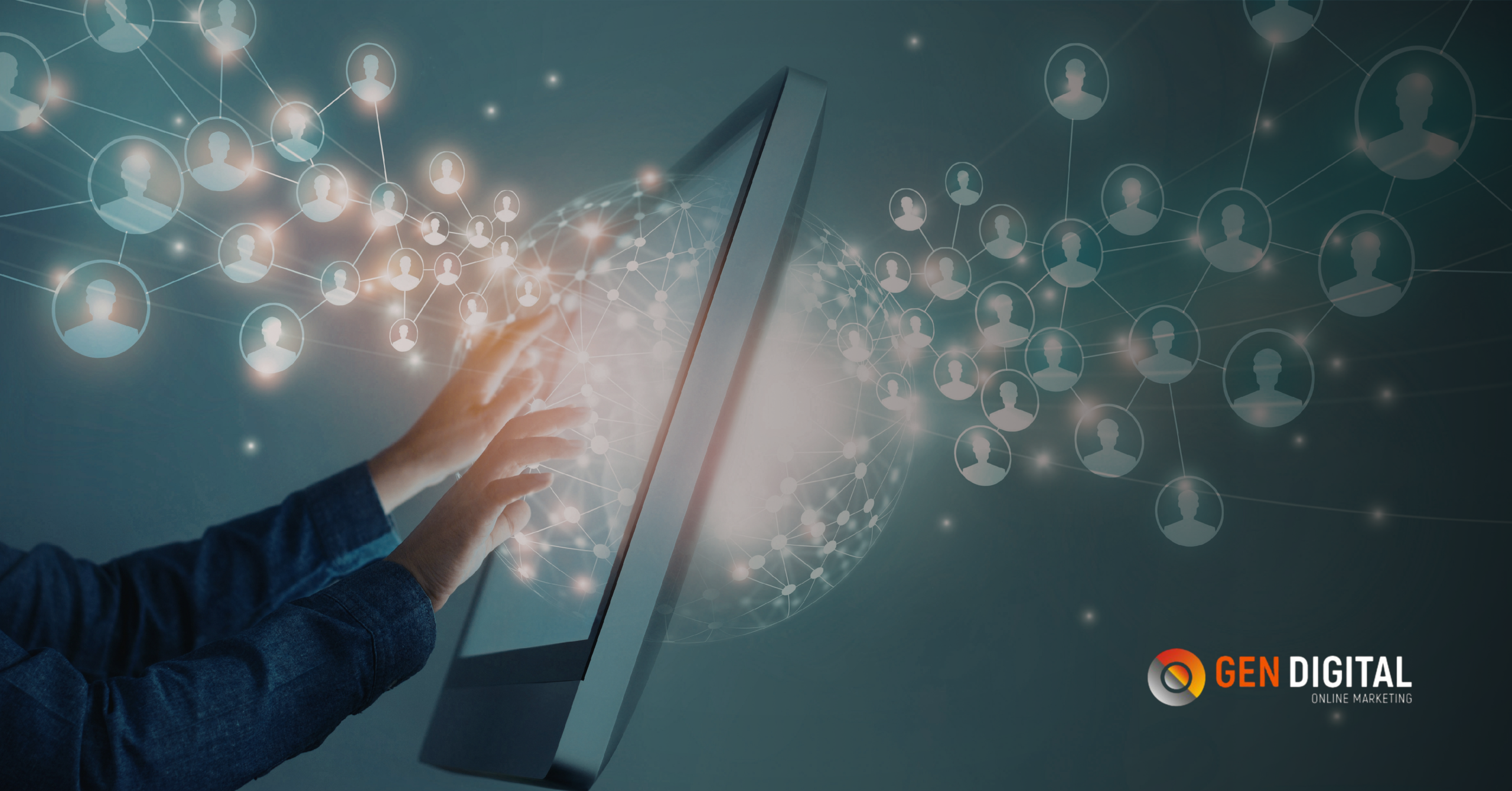 Ecosistema digital integrando branding, web, SEO, social media y publicidad digital