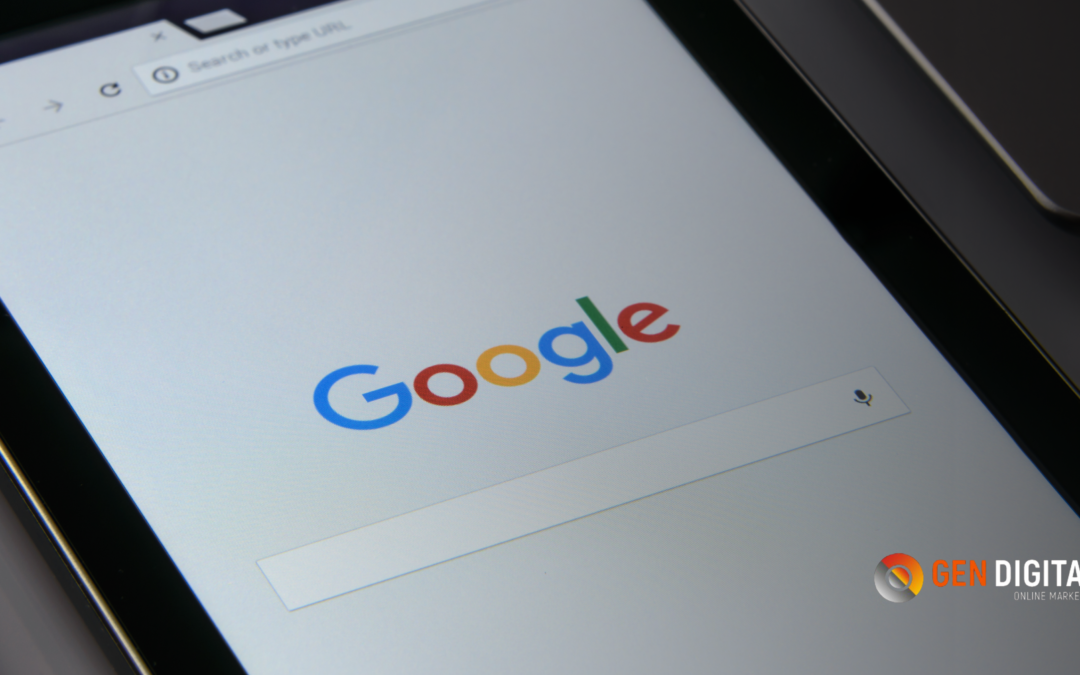 Pantalla de Google en dispositivo móvil representando problemas de indexación y visibilidad web